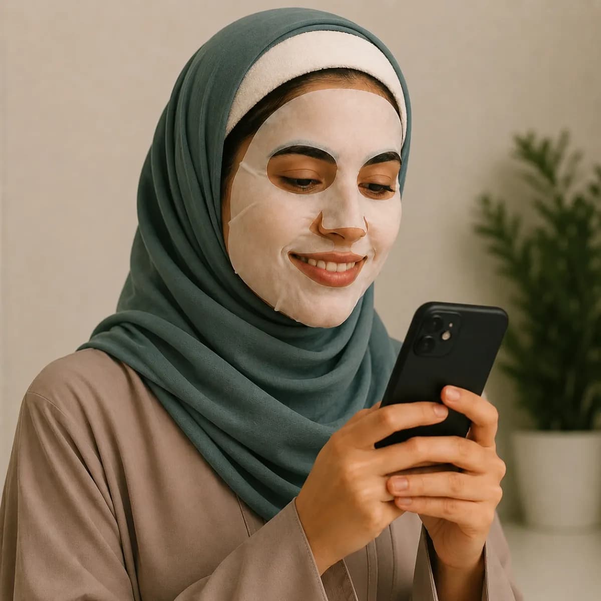 بشرة مُعتنى بها بمظهر مطفأ طبيعي